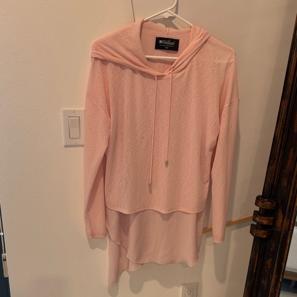 Wild Fable Pink Hooded Women's Top